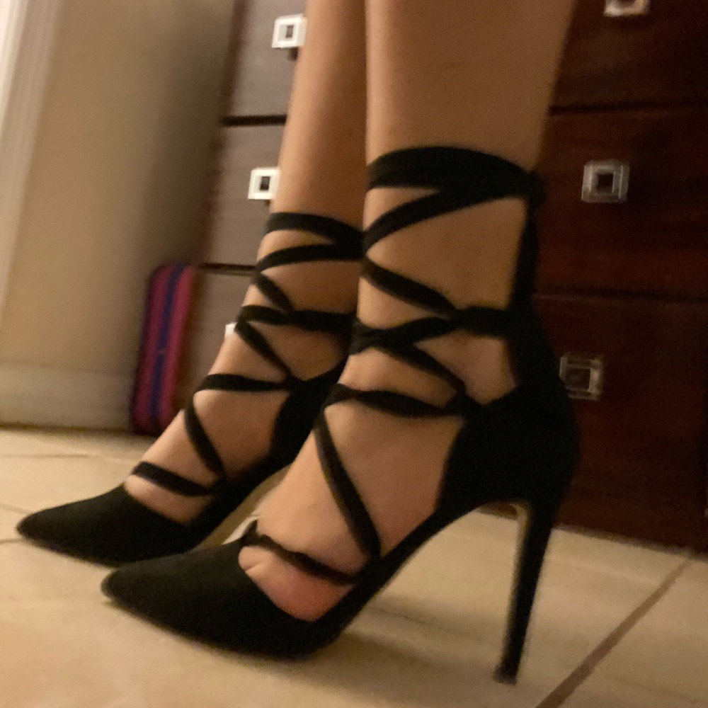 Call It Spring Lace Up Heels